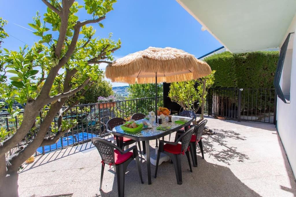 Echapee Belle - Vinayard View - Jacuzzi Bbq - Parking Apartment นีซ ภายนอก รูปภาพ