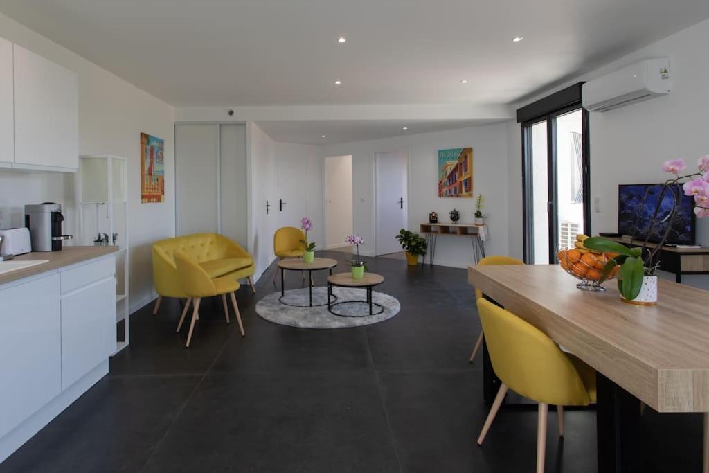Echapee Belle - Vinayard View - Jacuzzi Bbq - Parking Apartment นีซ ภายนอก รูปภาพ